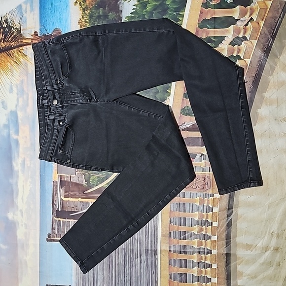 Eileen Fisher‎ Black Skinny Jeans Size 8 - Picture 1 of 5